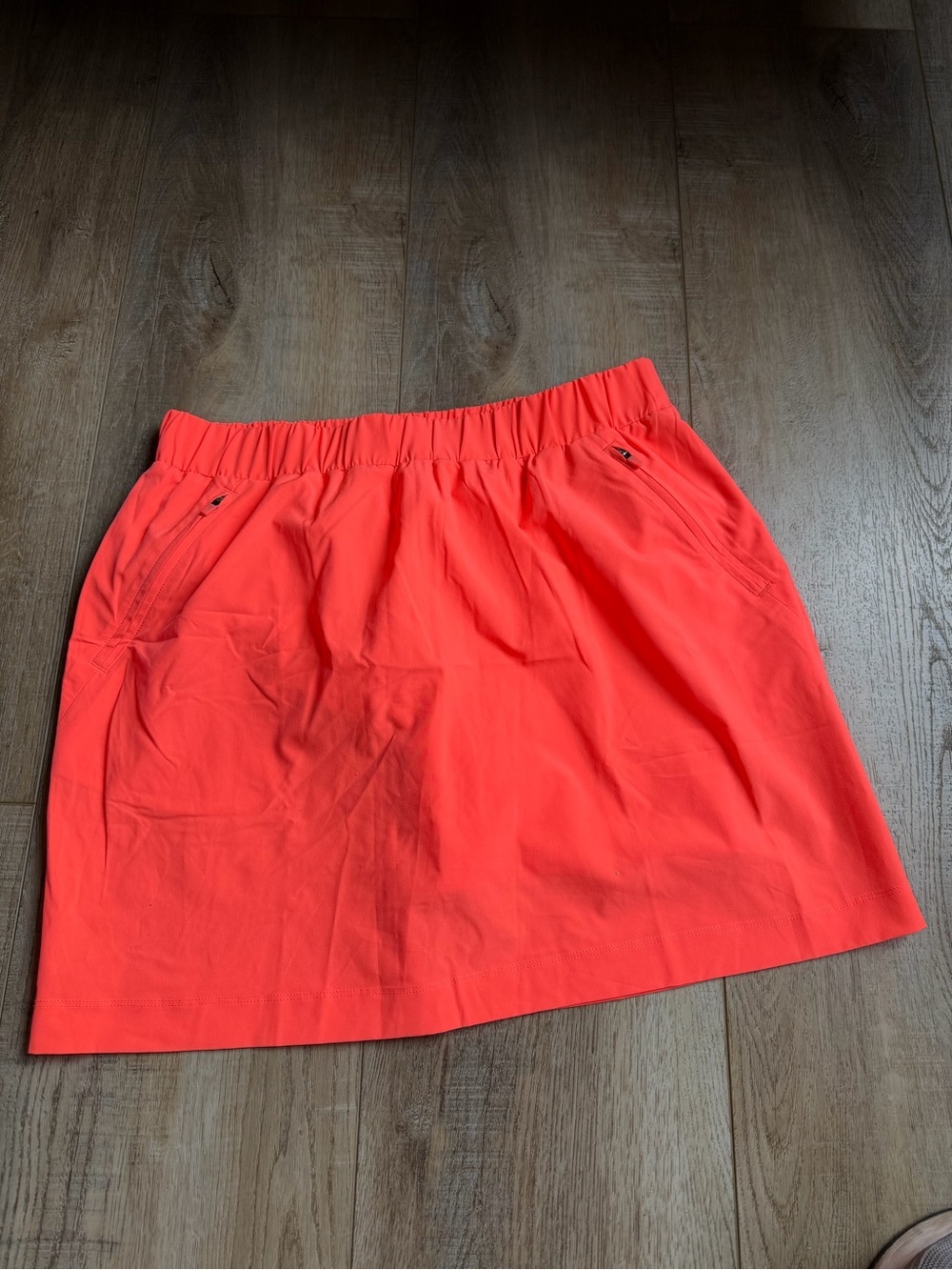 Lou & Grey Coral Pink Elastic-Waist Skirt